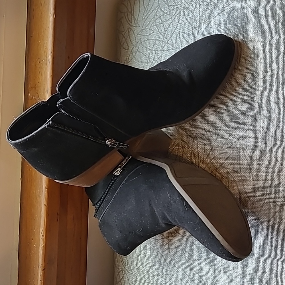 Circus Sam Edelman black suede booties